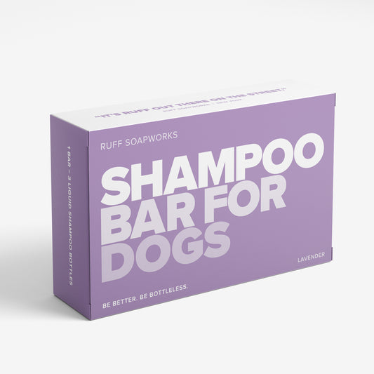 Ruff Soapworks - Solid Shampoo Bar for Dogs – Eco-Friendly, Zero Waste, 5.9 oz Natural Solid Pet Soap